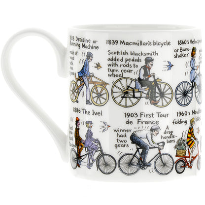 A History of Bicycles & Cycling Mug