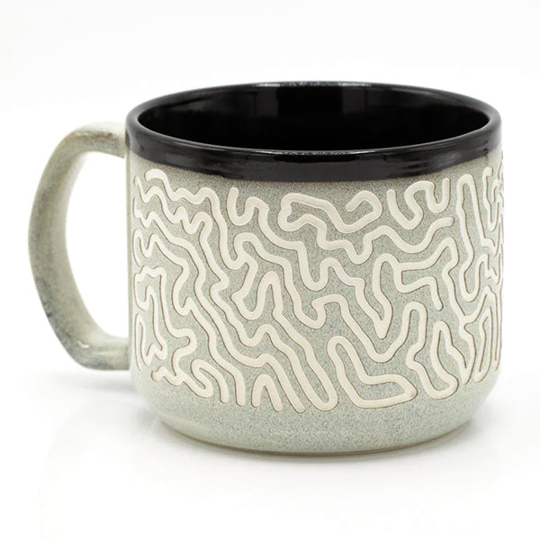 Brain Coral Hand-Carved Mug