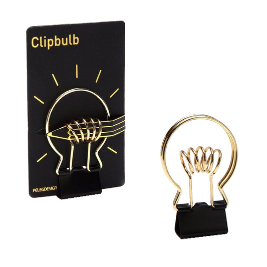 Clipbulb Binder Clip and Pen Holder