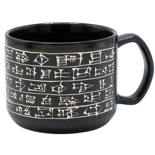 Cuneiform Hand-Carved Mug