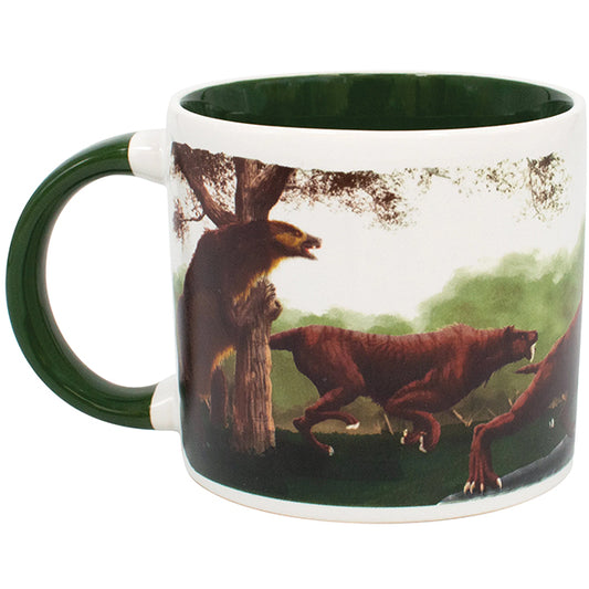 Ice Age Megafauna Heat Transform Mug