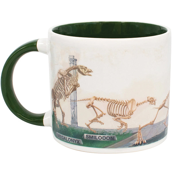 Ice Age Megafauna Heat Transform Mug