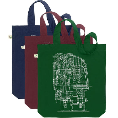 Locomotive Section Tote Bag