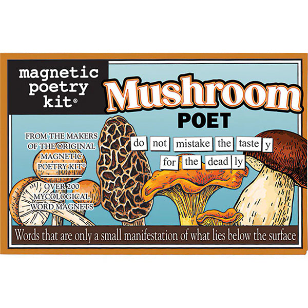 Magnetic Poetry - Mushroom Poet Edition