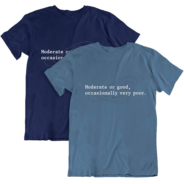 The Shipping Forecast: Moderate or good, occasionally very poor T-shirt