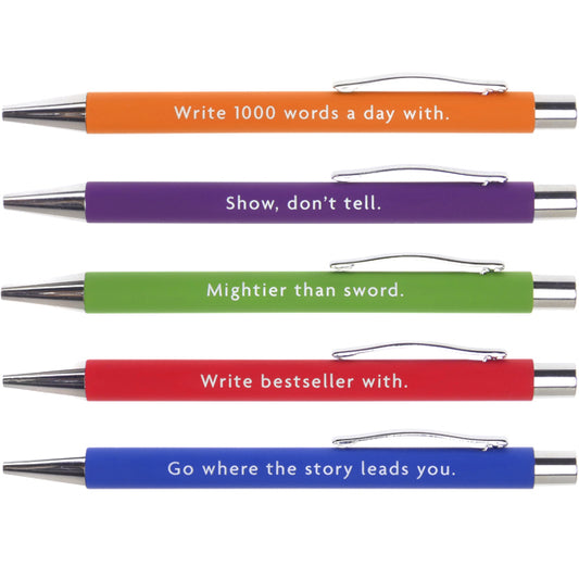 Set of Five Inspirational Pens