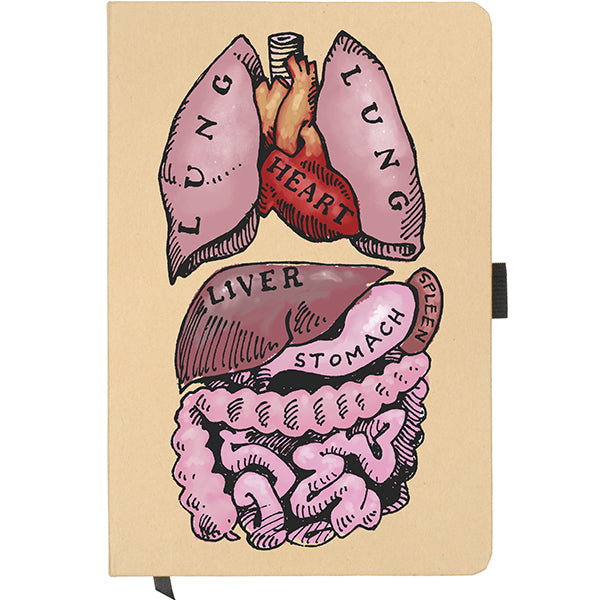 Organs A5 Kraft Notebook