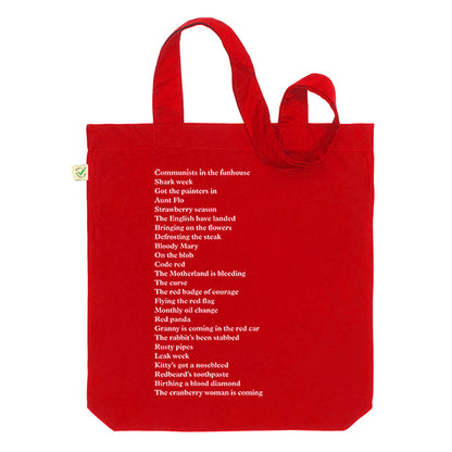 Period Euphemisms Tote Bag