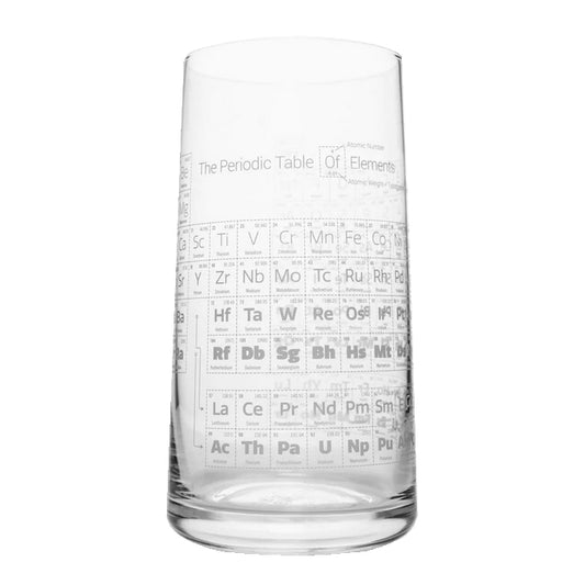 Periodic Table Drinking Glass