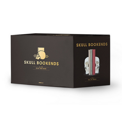 Skull Bookends