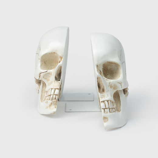 Skull Bookends