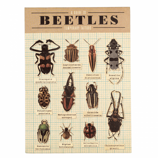 Beetles Temporary Tattoos