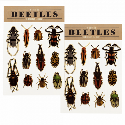 Beetles Temporary Tattoos