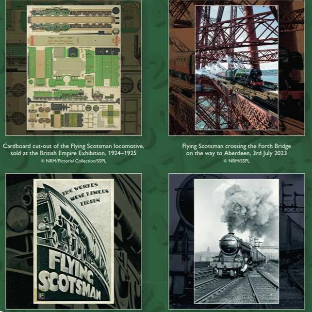 National Railway Museum Flying Scotsman 2025 Wall Calendar