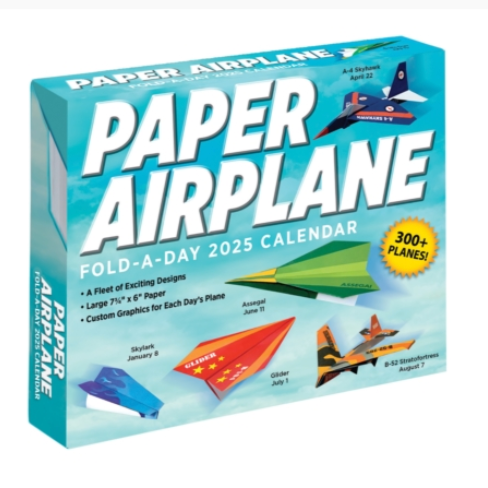 Paper Airplanes 2025 Fold-A-Day Calendar