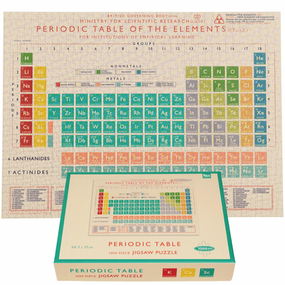 Periodic Table 1000 Piece Jigsaw Puzzle