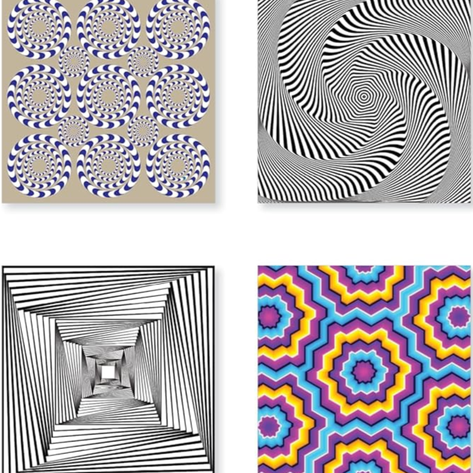 Optical Illusions 2025 Wall Calendar