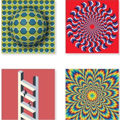 Optical Illusions 2025 Wall Calendar