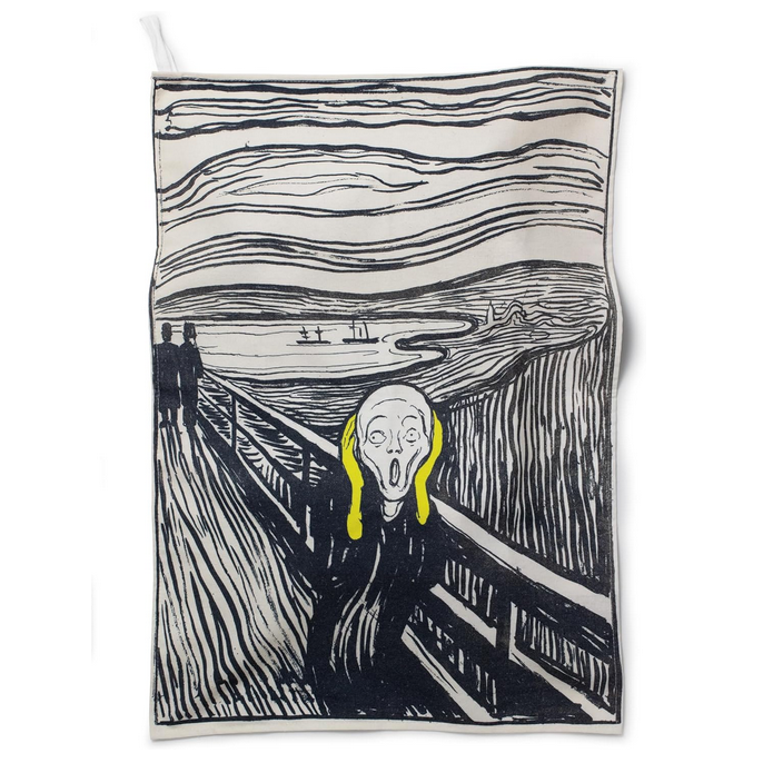 The After Dinner Scream Tea Towel