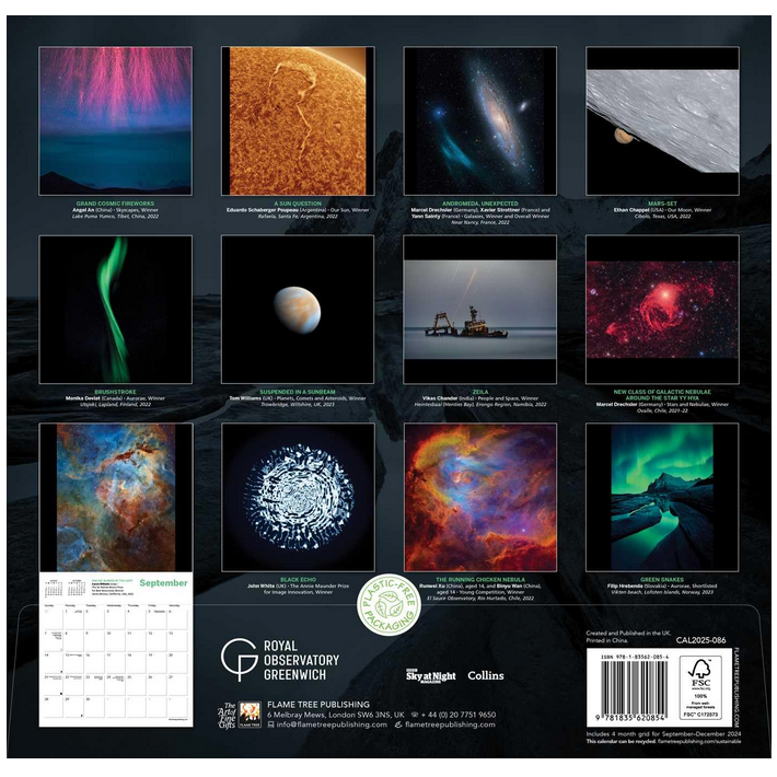 Astronomy Photographer of the Year Calendar 2025