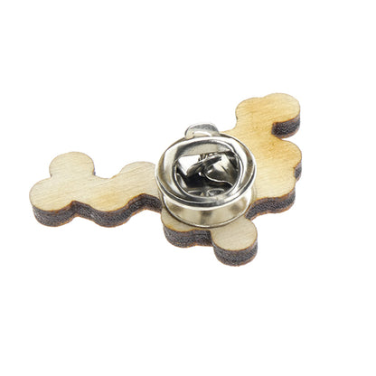 Serotonin Molecule Wooden Pin