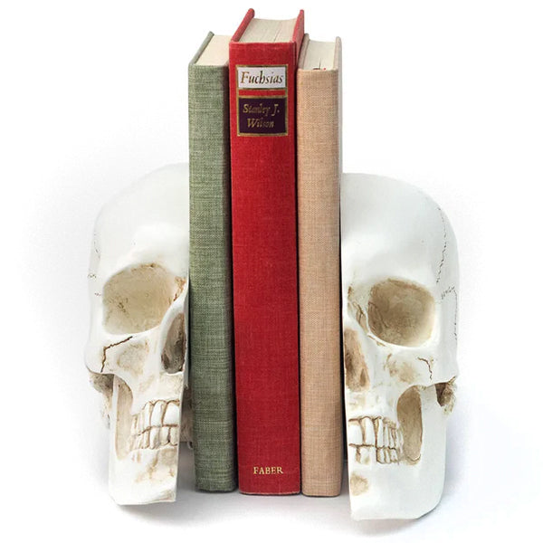 Skull Bookends