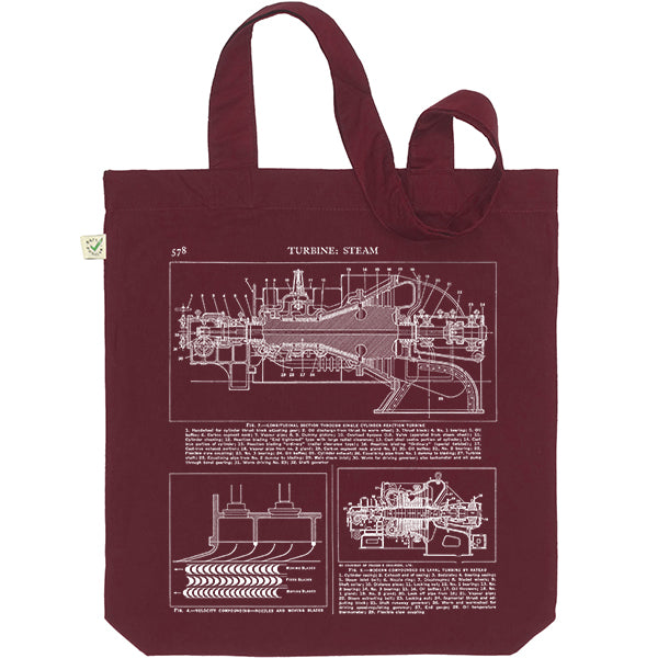 Steam Turbines Tote Bag