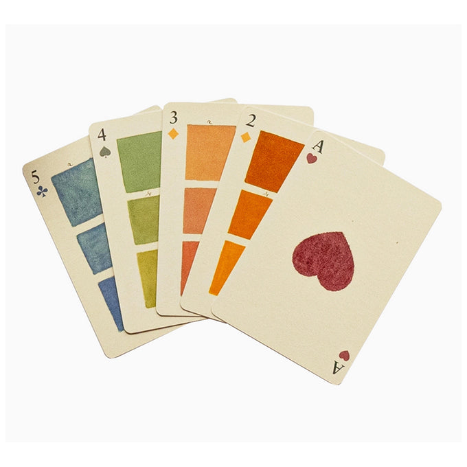 Watercolour Swatches Playing Card Set