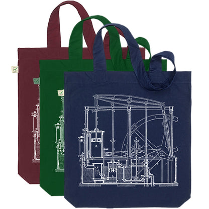 Watt Steam Engine Tote Bag