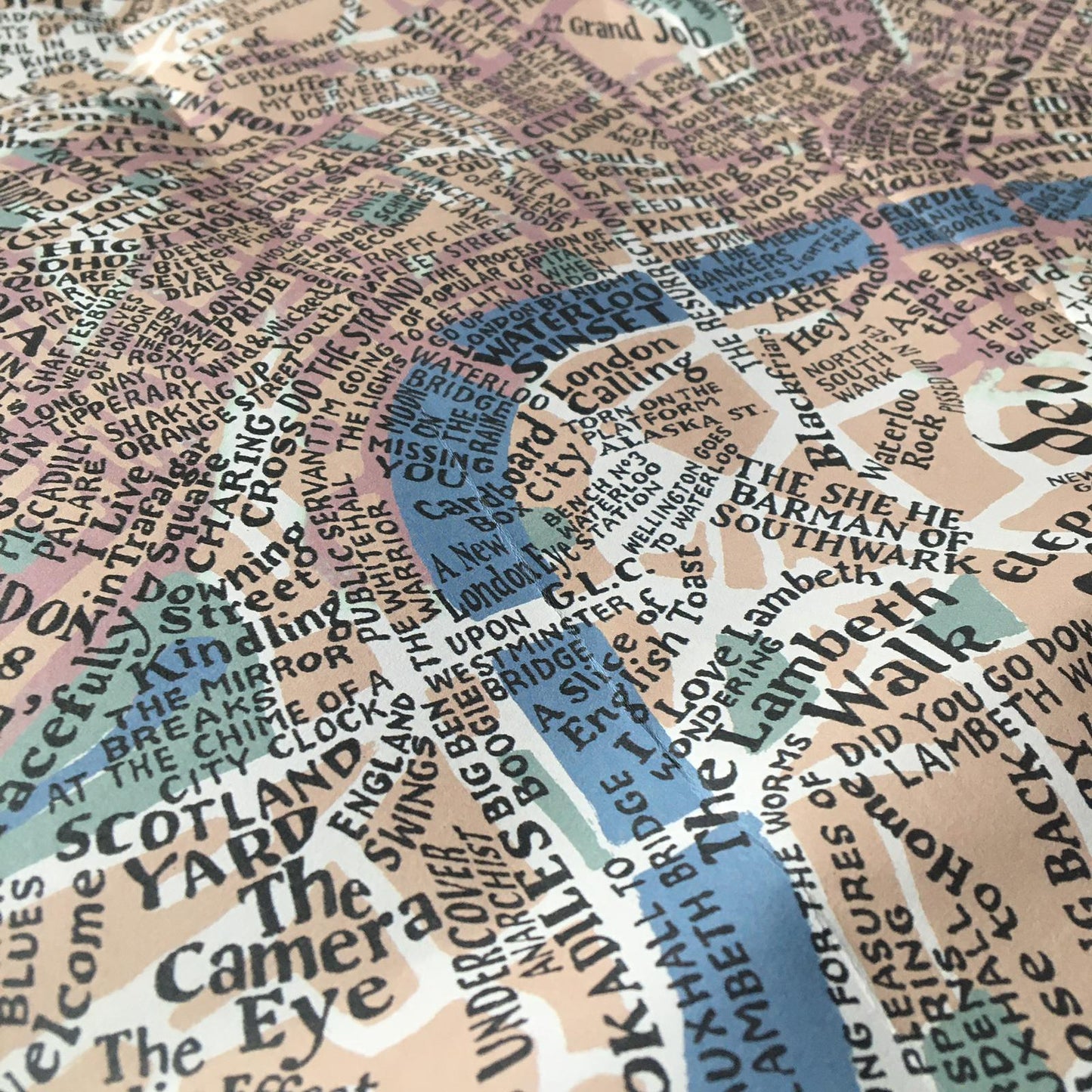 Songs of London Town Map