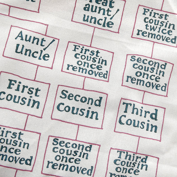 The Cousin Explainer Tea Towel