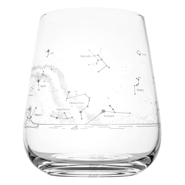 Night Sky Wine Glass