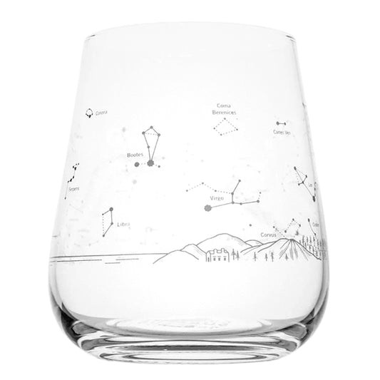 Night Sky Wine Glass