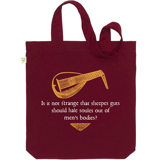 Shakespeare Music Tote Bag