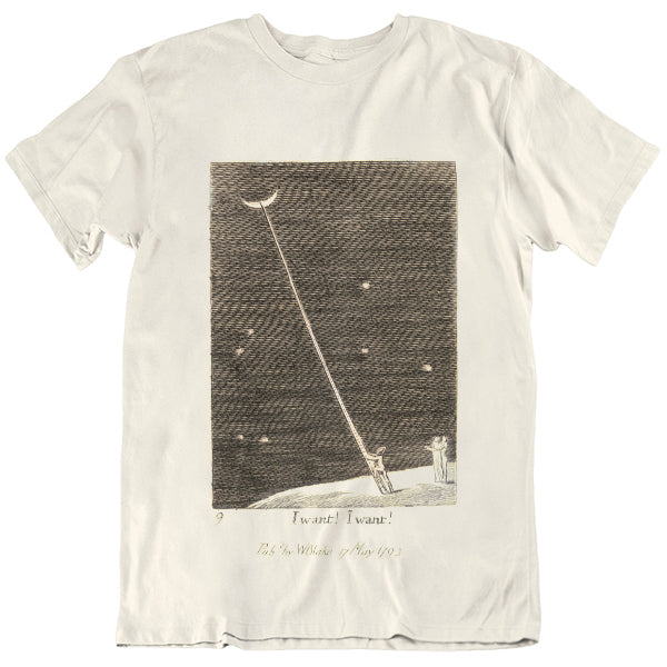 William Blake "I want! I want!" T-shirt