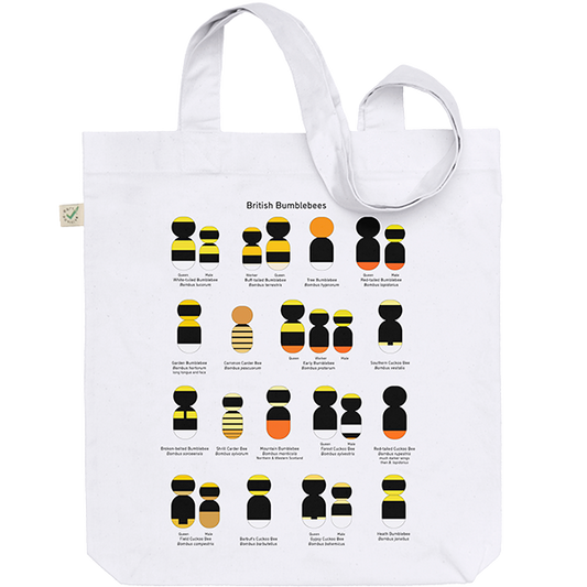 British Bumblebees Tote Bag