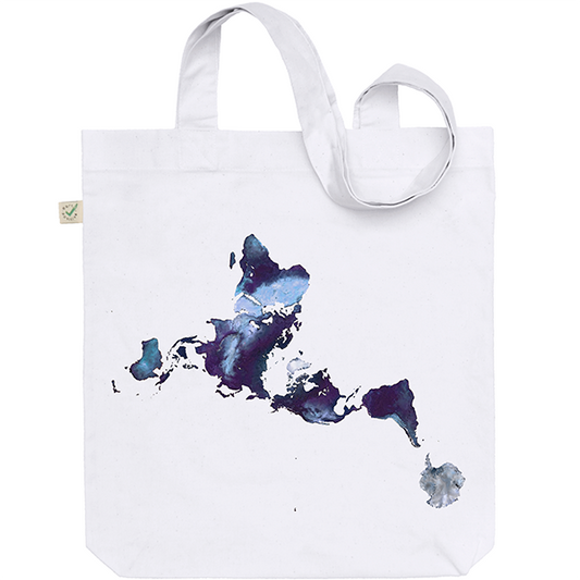 Dymaxion Ink Splash Tote Bag