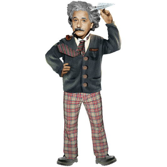 Einstein Shaped Card