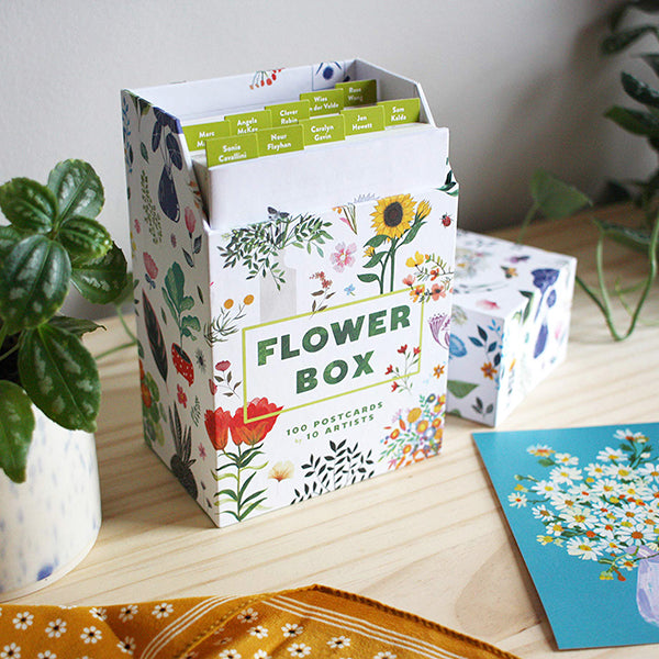 Flower Box - 100 Floral Postcards