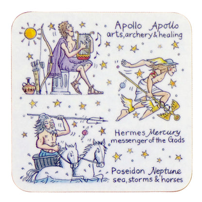 Greek Gods and Goddesses Coasters