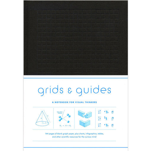 Grids & Guides (Black): A Notebook for Visual Thinkers