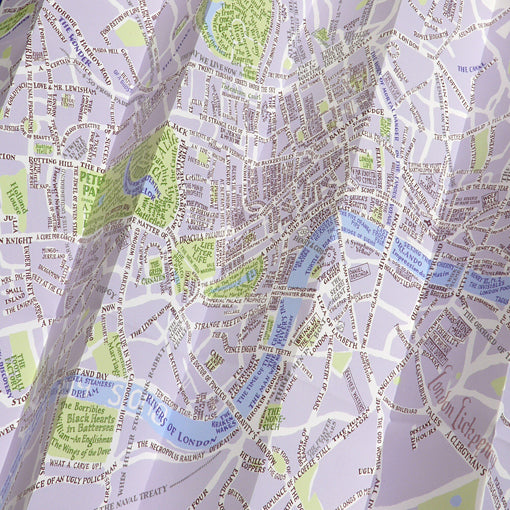 A Map of Fictional London -  now available as a map or poster