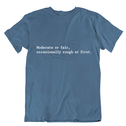 The Shipping Forecast: Moderate or fair, occasionally rough at first T-shirt