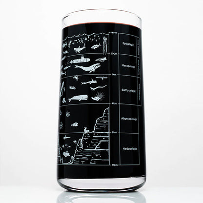 Beneath the Waves Drinking Glass