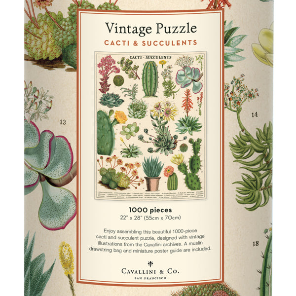 Cacti & Succulents 1000-Piece Jigsaw Puzzle