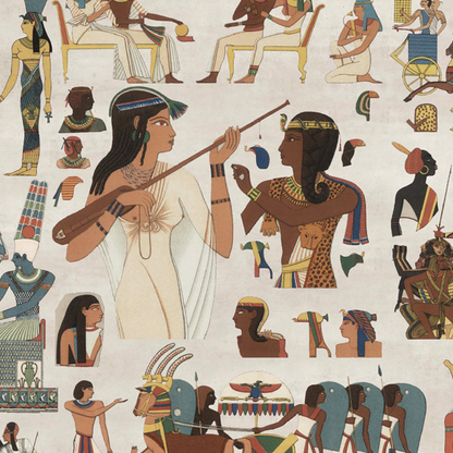 Egyptian Art Wrapping Paper