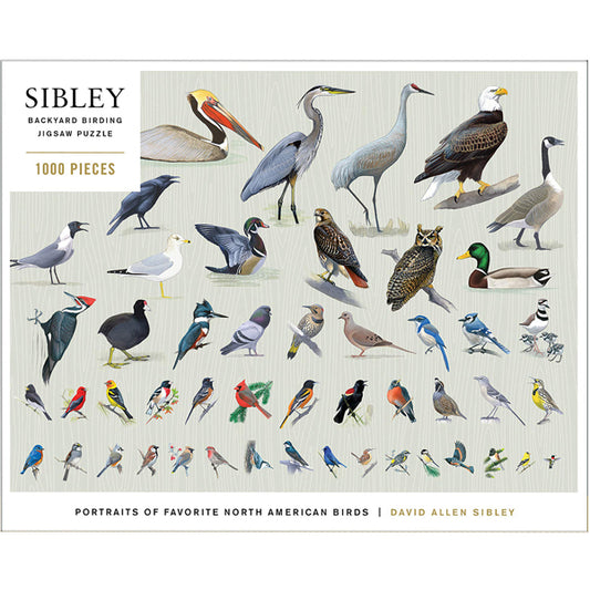 Sibley Backyard Birding 1000-piece Jigsaw Puzzle