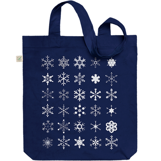 Snowflakes Diagram Tote Bag