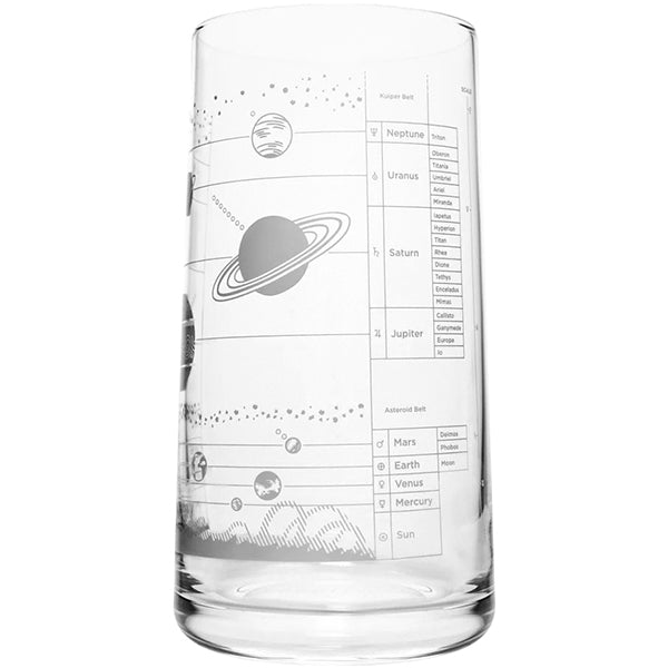 Solar System Drinking Glass