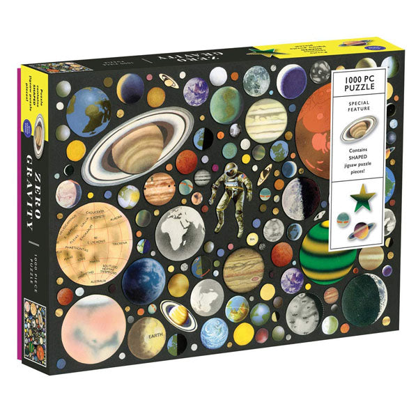 Zero Gravity 1000 Piece Puzzle With Shaped Pieces